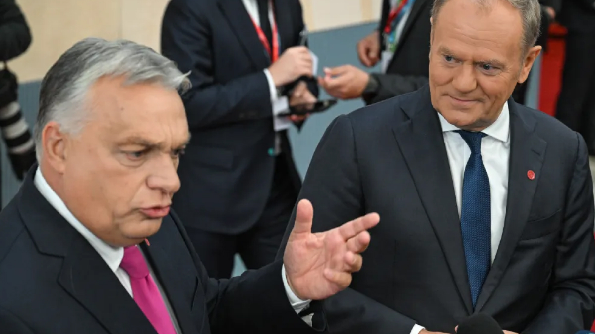 Viktor Orban i Donald Tusk Fot. PAP/Radek Pietruszka